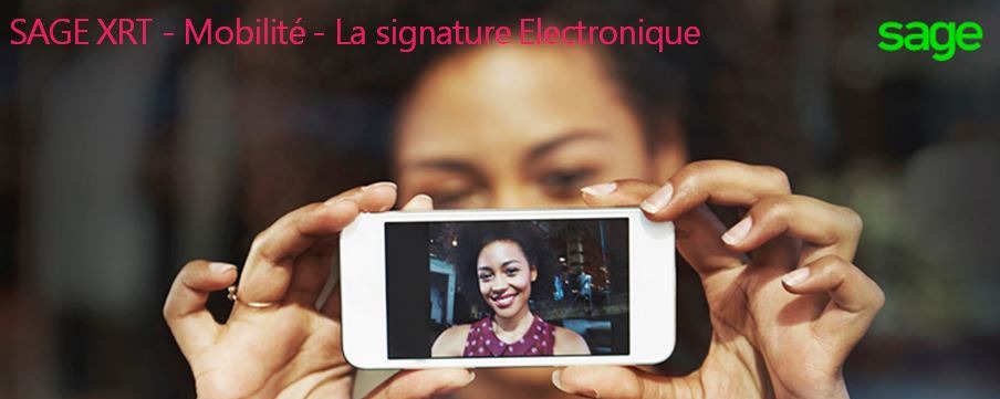 Signature électronique mobile Sage XRT