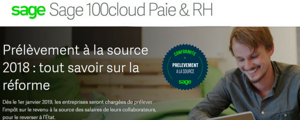 Le prélèvement à la source – Sage 100cloud Paie & RH