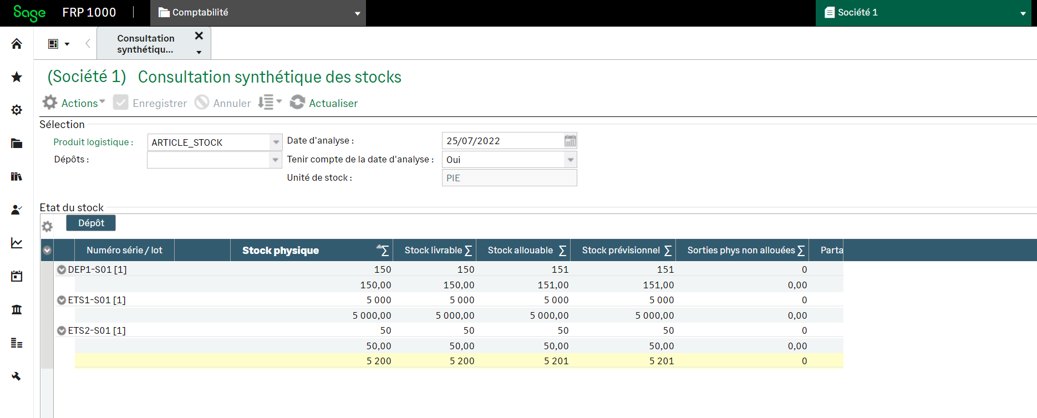 Sage FRP 1000 Stocks