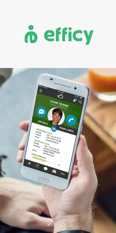 Le logiciel Efficy CRM en images